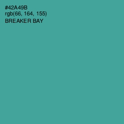 #42A49B - Breaker Bay Color Image
